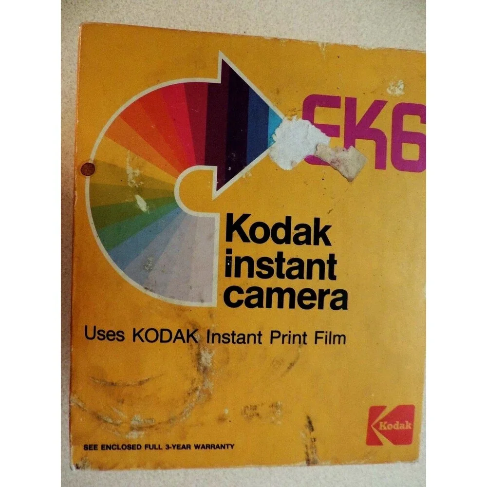 Kodak EK6 Instant Camera In Original Box With Instructions NOS